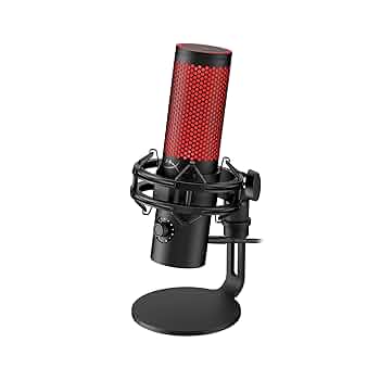 配信機器・PA機器・レコーディング機器 HyperX QuadCast S + GRANPRO Micstand Amazon.co.jp: HyperX QuadCast スタンドアロンマイク